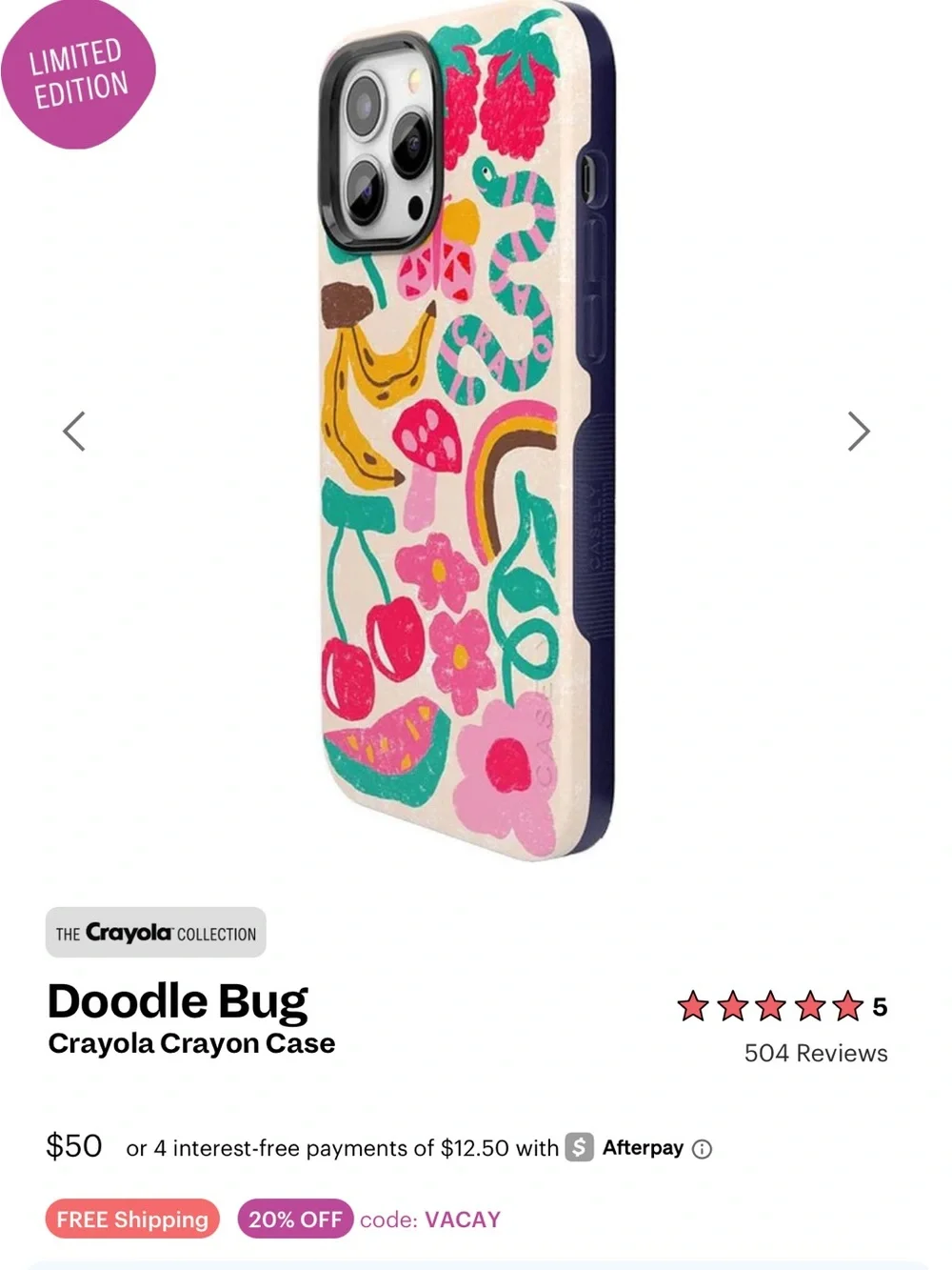 Casely Crayola phone case for iPhone 14 Pro Max